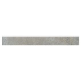 Plinthe grès cérame émaillé effet bois beige 8 x 66.2 cm Sandalo