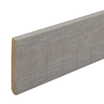 Plinthe brut de sciage béton 9 x 68 mm L.2,05 m