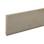 Plinthe brut de sciage gris dore 9 x 68 mm L.2,05 m