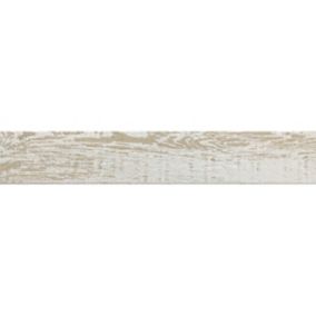 Plinthe carrelage bois blanc mat 10 x 60 cm Denver Baldocer