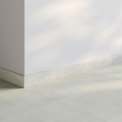 Plinthe carrelage Dourtio Blanc l.7 x L.60 cm