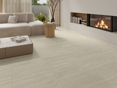 Plinthe carrelage effet pierre beige L.60 x l.7,5 cm x ép.9 mm, Kyat