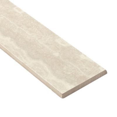 Plinthe carrelage effet pierre beige L.60 x l.7,5 cm x ép.9 mm, Kyat