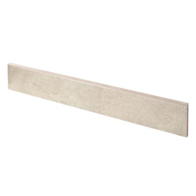 Plinthe carrelage effet pierre beige mocca L.45 x l.0,75 cm x ép.9,1 mm, Limo Mocca