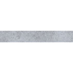 Plinthe carrelage gris Newport 8 x 45 cm