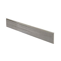 Plinthe carrelage grise aspect pin finition mat Colours Pine wood L.60 x H.8 x ép.0,80 cm