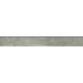 Plinthe carrelage Lecco aspect béton gris 7,5 x 60 cm
