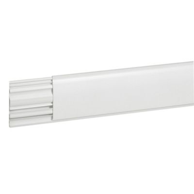 Plinthe Celiane Deco blanc 82x12,5 mm Legrand 2 cloisons