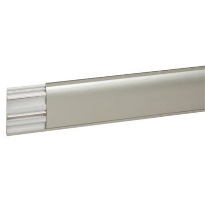Plinthe Celiane Deco titane 82x12,5 mm Legrand - 2 cloisons