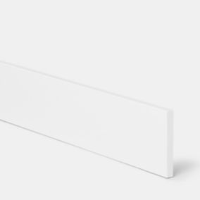 Plinthe de cuisine Goodhome Artemisia blanc H. 15 cm x l. 2.4 m x Ep. 16 mm