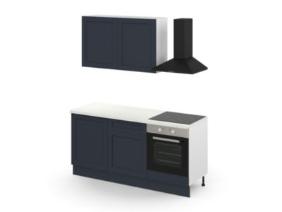 Plinthe de cuisine Goodhome Artemisia bleu H. 15 cm x l. 2.4 m x Ep. 16 mm