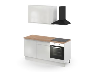 Plinthe de cuisine Goodhome Stevia et Garcinia Blanc H. 15 cm x l. 2.4 m x Ep. 16 mm