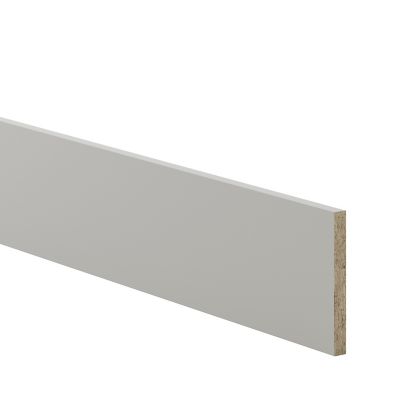 Plinthe de cuisine GoodHome Stevia gris mat H. 15 x l. 240 x Ep. 1,6 cm