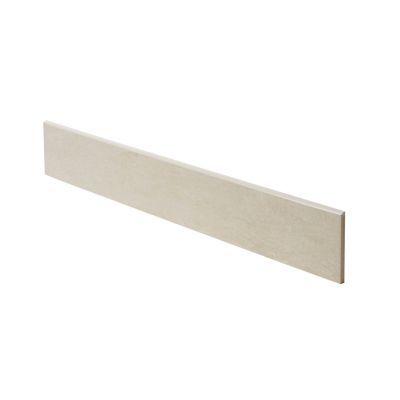 Plinthe en carrelage beige effet beige L.60 x l.8 cm x ép.8 mm, Soft Travertin