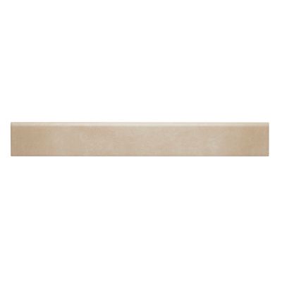 Plinthe en carrelage beige mat L.60 x l.8 cm x ép.10 mm, Smooth