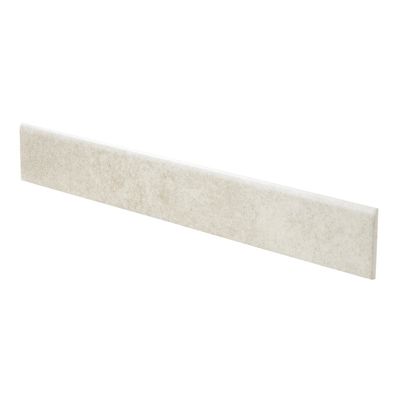 Plinthe en carrelage effet béton gris clair L.60 x l.8 cm x ép.9 mm, Kontainer