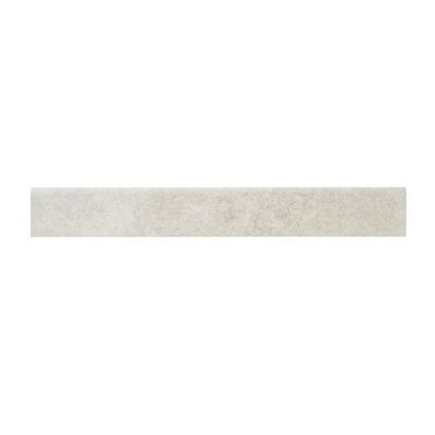 Plinthe en carrelage effet béton gris clair L.60 x l.8 cm x ép.9 mm, Kontainer