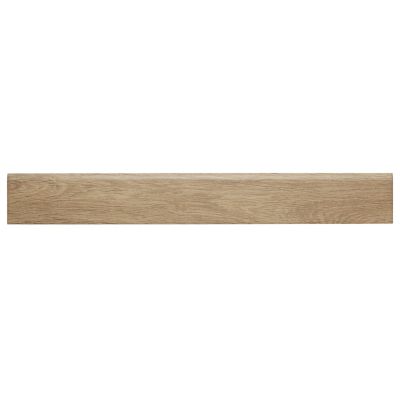Plinthe en carrelage effet bois brut naturel L.60 x l.8 cm x ép.9 mm, Goodhome Rusticwood