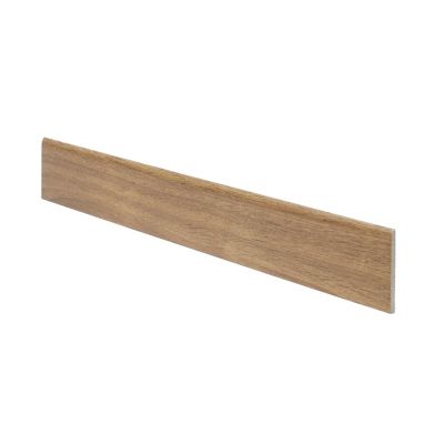 Plinthe en carrelage effet bois miel L.60 x l.8 cm x ép.9 mm, GoodHome Rusticwood
