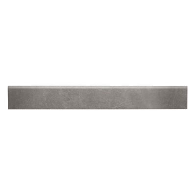 Plinthe en carrelage gris foncé mat L.60 x l.8 cm x ép.10 mm, Smooth