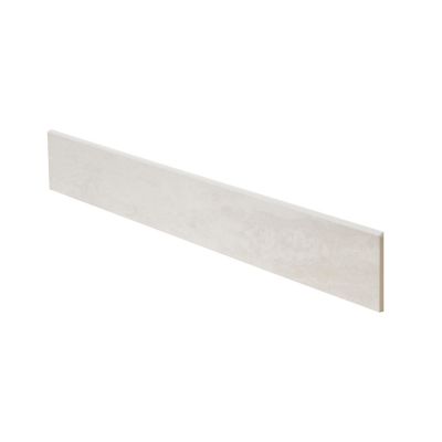 Plinthe en carrelage ivoire effet pierre L.60 x l.8 cm x ép.8 mm, Soft Travertin