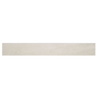 Plinthe en carrelage ivoire effet pierre L.60 x l.8 cm x ép.8 mm, Soft Travertin