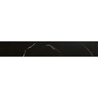 Plinthe fine marbre noir 8 x 42,5 cm