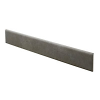 Plinthe grise 8 x 60 cm Structured Concrete