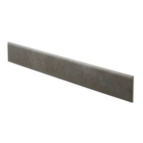 Plinthe grise 8 x 60 cm Structured Concrete