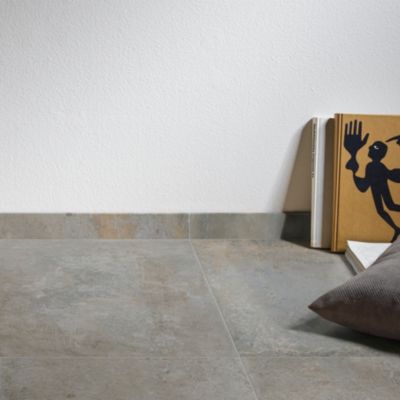 Plinthe imitation pierre rustique mat l.7,5 x L.60 cm Volcano