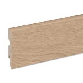 Plinthe MDF 220 x 8 cm décor 130 chêne (vendue à la pièce)