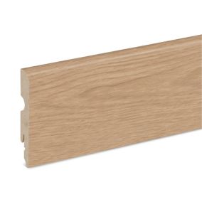 Plinthe MDF 220 x 8 cm décor 140 chêne (vendue à la pièce)