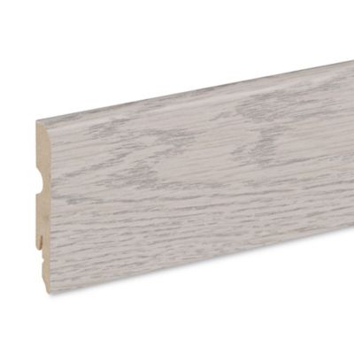 Plinthe MDF 220 x 8 cm Décor 30 chêne blanc (vendue à la pièce)