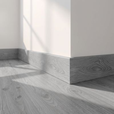 Plinthe MDF 220 x 8 cm Décor 55 gris (vendue à la pièce)