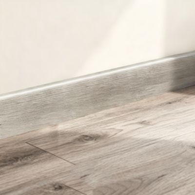 Plinthe MDF 220 x 8 cm Décor 65 gris