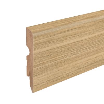 Plinthe MDF arrondie, effet chêne GoodHome, décor 3, H.8 cm x L.220 cm x ép.13 mm (vendue à la pièce)