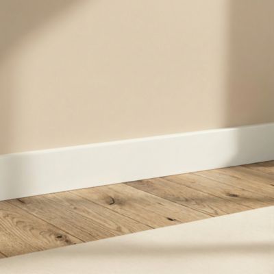 Plinthe MDF Blanc GoodHome 220 x 6 cm Décor 10 (vendue à la pièce)