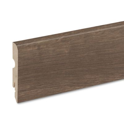 Plinthe MDF, effet chêne brun GoodHome, décor 210, H.8 cm x L.220 cm x ép.13 mm (vendue à la pièce)