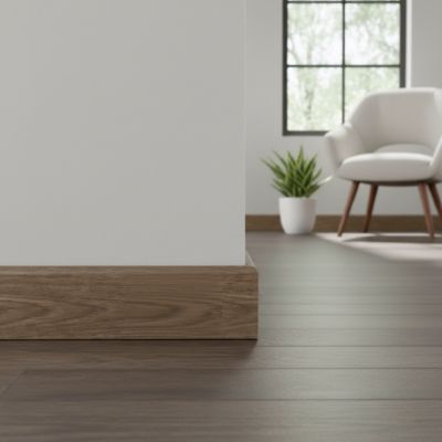 Plinthe MDF GoodHome aspect bois 220 x 8 cm décor 200 effet chêne