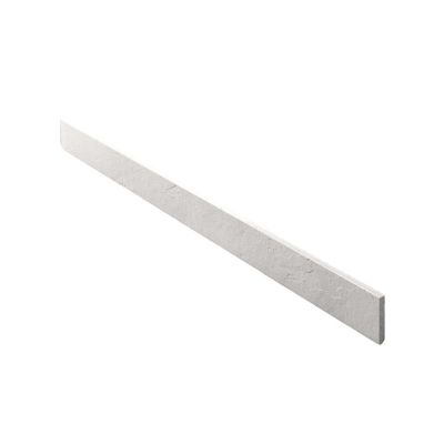 Plinthe pour receveur de douche blanc 15x100 cm finition ardoise - POALGI