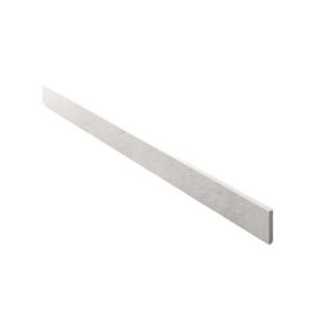 Plinthe pour receveur de douche blanc 15x180 cm finition ardoise - POALGI