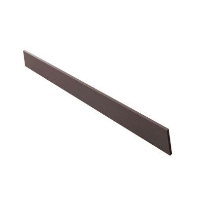 Plinthe pour receveur de douche gris 15x100 cm finition sable - POALGI