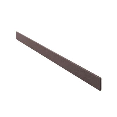 Plinthe pour receveur de douche marron gris 15x100 cm finition ardoise - POALGI