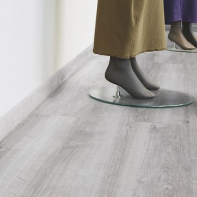 Plinthe PVC chêne gris 196 x 6 cm Tarkett (lot de 5)