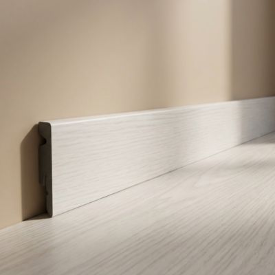 Plinthe Résine Blanc Décor 355 L. 220 x L. 6 cm