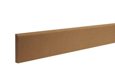 Plinthe réversible MDF 244 x 7 cm, ép.10 mm