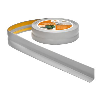 Plinthe souple adhesive PVC 32x23 mm QUEST - flexible, decorative - 5 m, gris