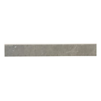 Plinthe Ultimate marbre poli gris 8 x 60 cm