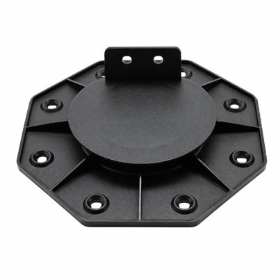 Plot réglable 18 à 30 mm pour terrasse bois et composite - support lambourde extérieur, pose facile Noir