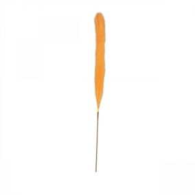 Plumeau artificiel orange 77cm lot de 4